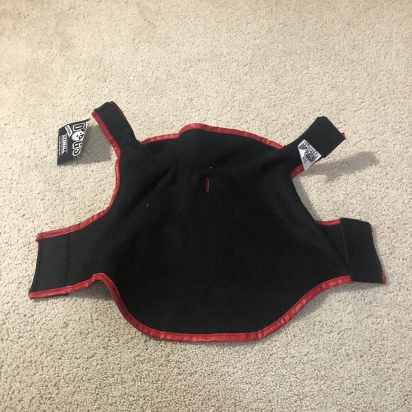 University of Georgia UGA Dog Outerwear Coat XXS Red Black Fleece Lining NWT NEW - Picture 3 of 6